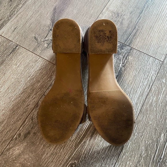 Low Grey Block Heel with Ankle Strap - Picture 4 of 7